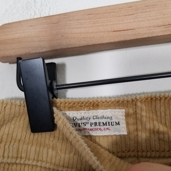 Levi's Premium RIBCAGE Boot White Tab Corduroy Pants Size 30 - Picture 6 of 14